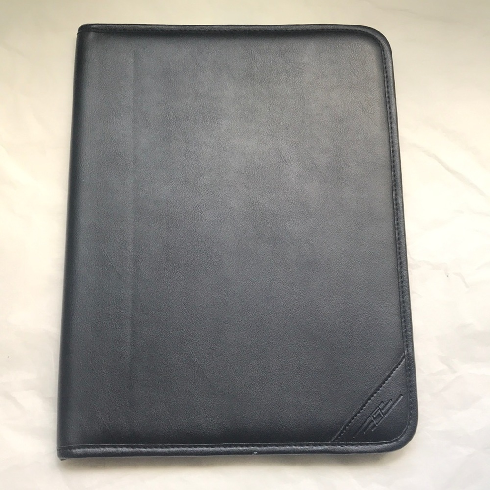 Samsill leather business legal pad folder